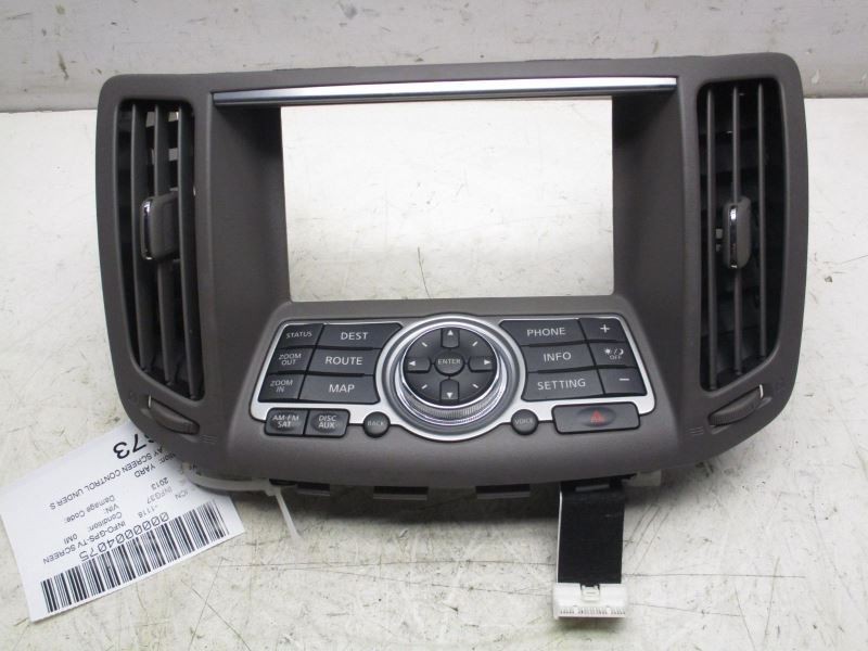 DASH SCREEN FRAME WITH CONTROLS AND VENTSFITS 10-13 INFINITI G37 23520