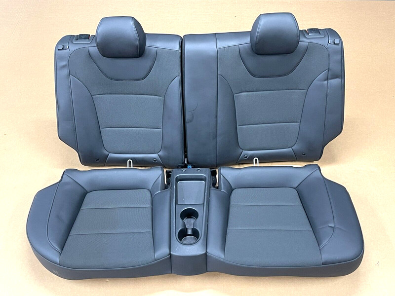 ⭐2019-2022 HYUNDAI VELOSTER N REAR SEATS SEAT BLACK LEATHER SET OEM LOT2405