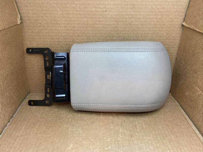 13-16 Ford Escape C-Max Leather Arm Rest Armrest Center Console Lid Medium Stone