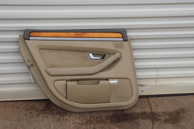 2004-2006 AUDI A8 REAR LEFT DRIVER SIDE DOOR INNER TRIM PANEL COVER OEM