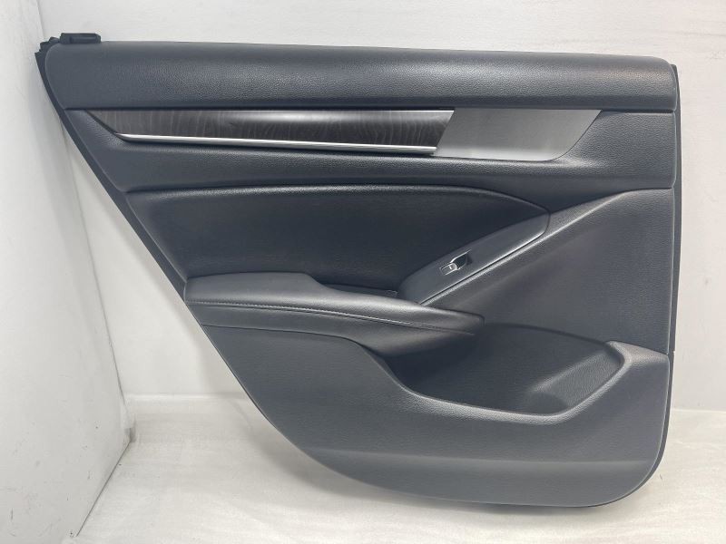 2018-2020 HONDA ACCORD LEFT REAR DOOR TRIM PANEL BLACK TC:A EX-L 16K 30765