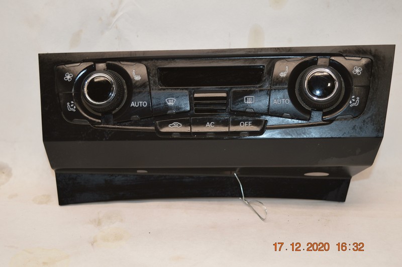 08-13 AUDI A5 A/C HEATER CLIMATE CONTROL UNIT OEM 8T1820043AC