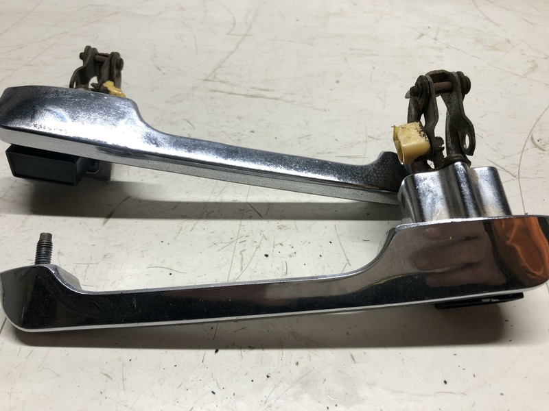 1986 Ford F150 F250 F350 Driver Left And Right Door Handles Chrome Tested *