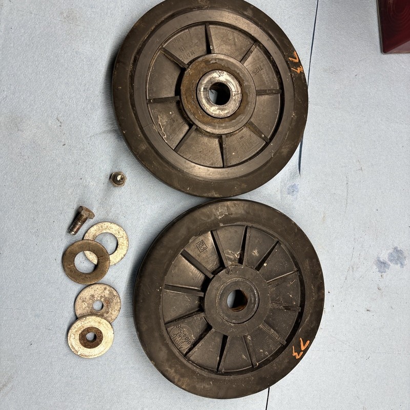 1973 Arctic Cat Cheetah Vintage Snowmobile rear suspension idler wheels