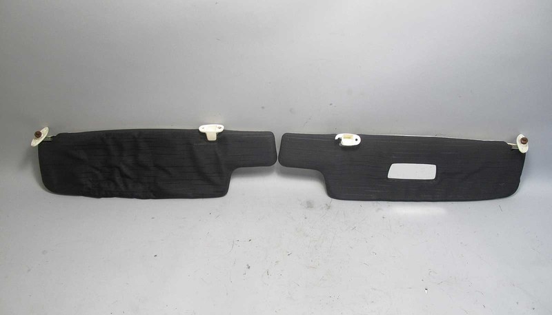 1977-1978 BMW E21 320i Coupe Early Sun Visor Pair Left Right Mirror OEM