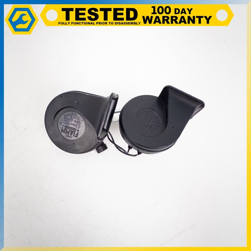 97-04 CHEVROLET CORVETTE C5 LOW & HIGH TONE SIGNAL HORN SET OEM