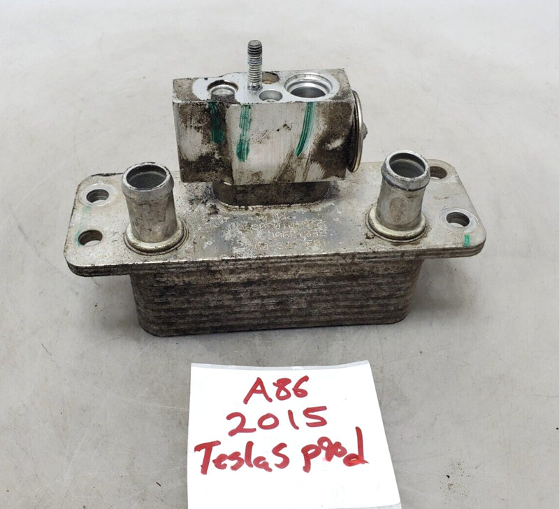 ✅ 12-16 OEM TESLA Model S Battery Cooler Heat Exchanger Cooler
