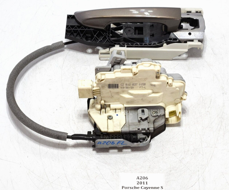 ✅ 11-18 OEM Porsche Cayenne 958 Front Driver Exterior Door Handle w/ Latch M8U *