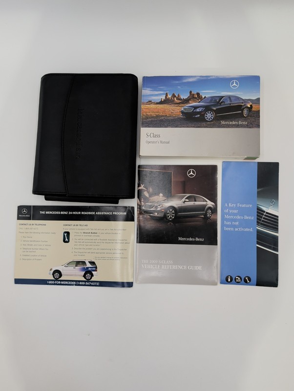 2009 Mercedes-Benz S-Class S550 S 600 Owner's Manual 4matic S 63 AMG S 65
