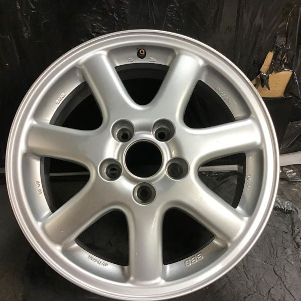 1998-2000 Saab 9-3 900 68189 Wheel 16 x 6-1/2 Rim Silver Painted 0251199 4778304