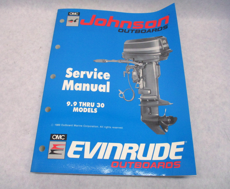 507871 1990 OMC Evinrude Johnson Outboard Service Repair Manual 9.9-30 HP "ES"