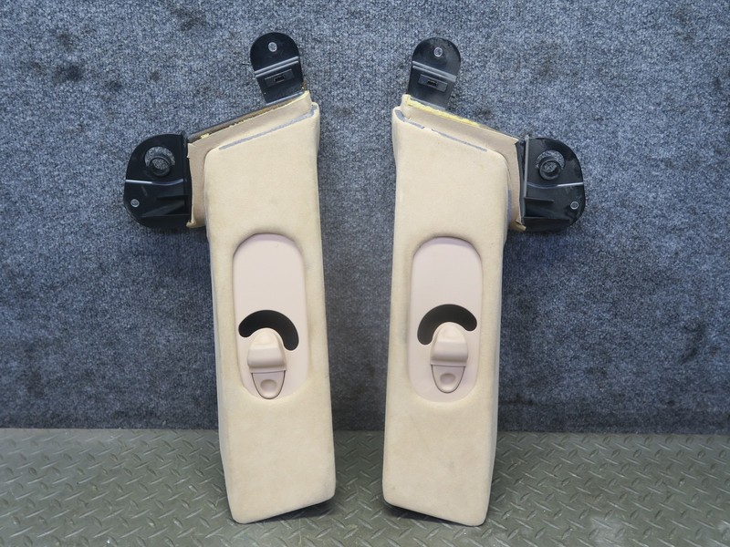 2008-2012 MASERATI GRANTURISMO M145 INTERIOR UPPER B PILLAR TRIM PANEL SET OF 2