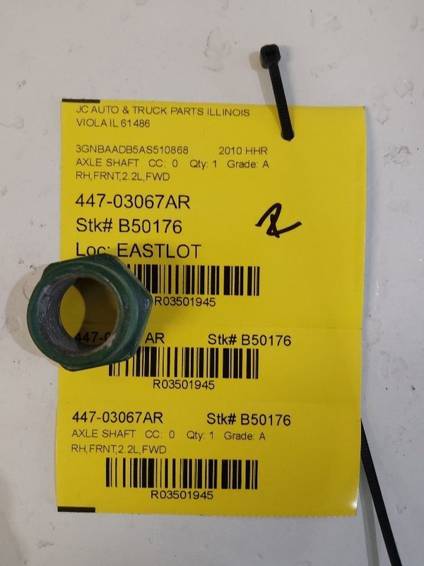 Passenger Right Axle Shaft Front Automatic Transmission Fits 06-11 HHR 3501945