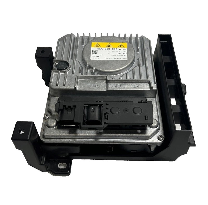 📌 2022 – 2024 AUDI A3 S3 QUATTRO RS3 BATTERY VOLTAGE CONVERTER W/ COVER OEM