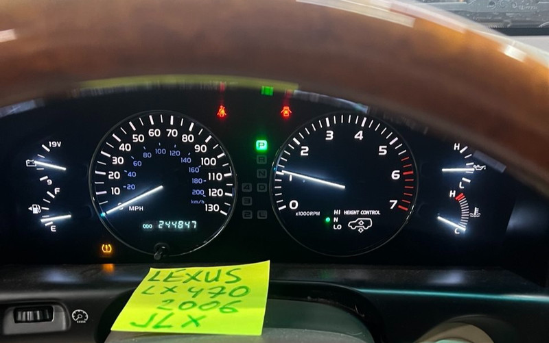 2006-2007 LEXUS UZJ100L LX470 INSTRUMENT CLUSTER GAUGE SPEEDOMETER