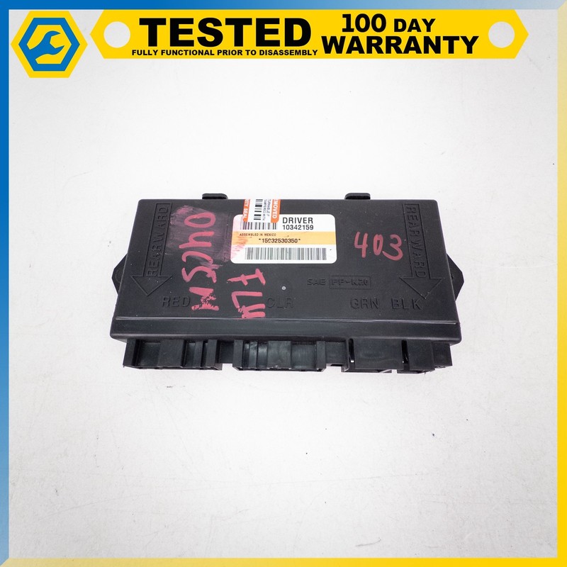 00-04 CHEVROLET CORVETTE C5 FRONT LEFT DRIVER SIDE DOOR CONTROL MODULE OEM