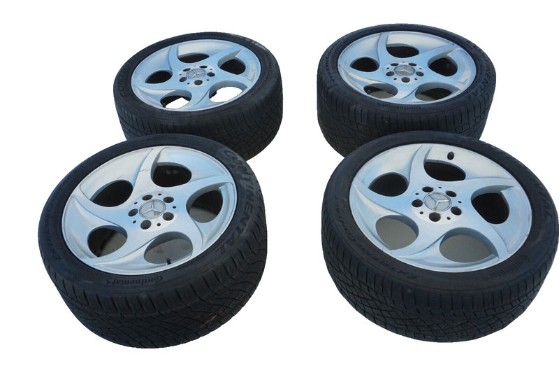 03 - 12 Mercedes R230 SL500 ALLOY WHEEL RIM 8.5Jx18 *TWO WHEEL ARE CRACKED* OEM