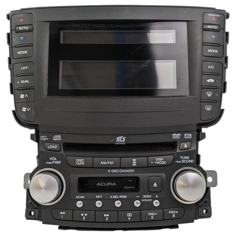 2004-2006 Acura TL AM FM Cassette CD Player Radio Receiver Display Screen AC OEM