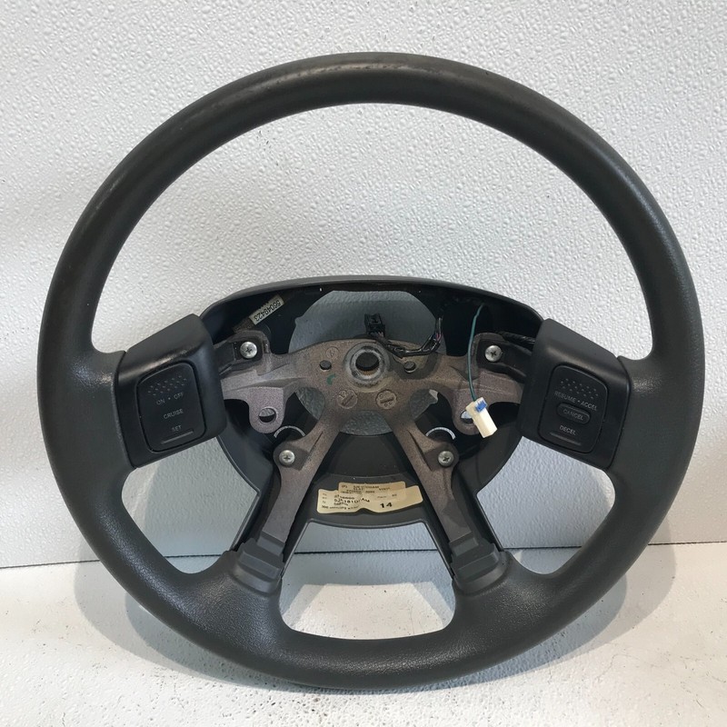 05-06 Dodge Dakota Steering Wheel Gray Rubber w/ Cruise Switches 5JE181DHAM