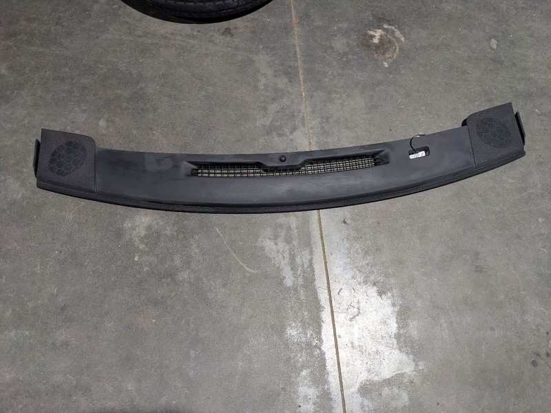 2014-2018 CHEVROLET SILVERADO 1500 DASH SPEAKER GRILLE DEFROSTER COVER T 1195187