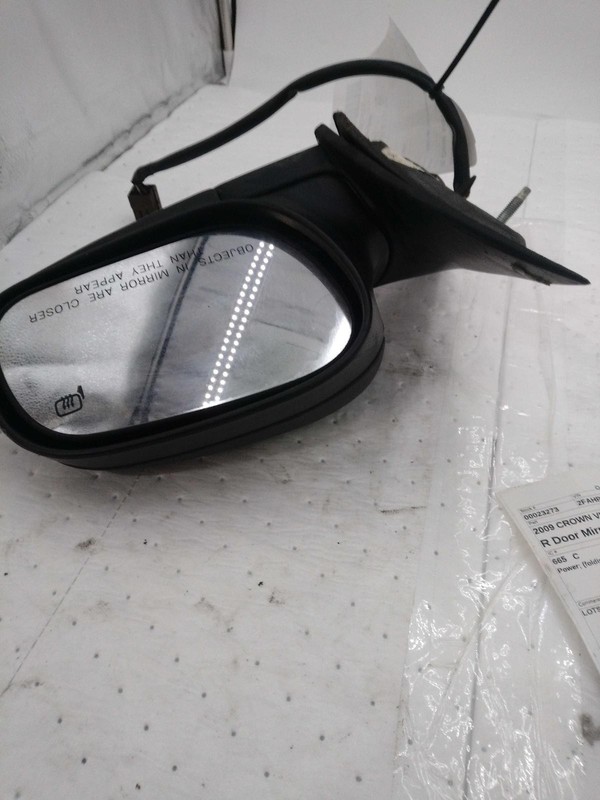 2009 Ford Crown Victoria Right Door Mirror Brown Used OEM Part 604714