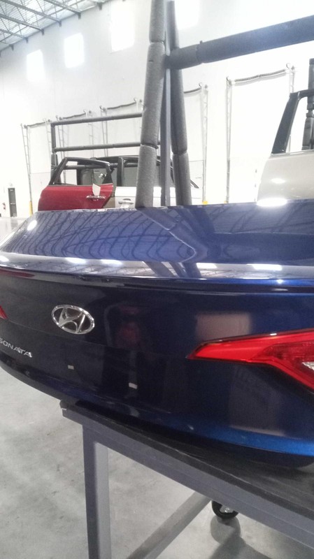 2017 Hyundai Sonata Blue Deck Lid OEM Used 69200C2010 4DR 99000 Miles