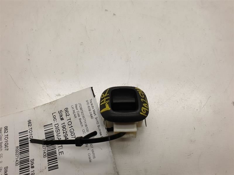 2007 TOYOTA YARIS S DRIVER SIDE REAR DOOR WINDOW SWITCH