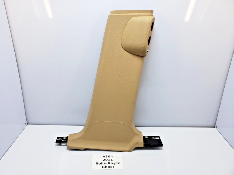 ✅ 10-14 OEM Rolls-Royce Ghost RR4 Front Passenger B Pillar Trim Leather Beige