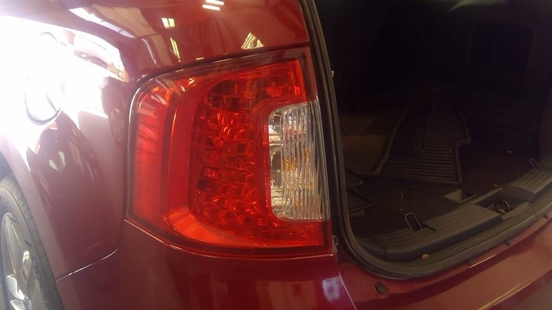 Driver Left Tail Light Clear Red Lens Fits 11-14 EDGE 3532654