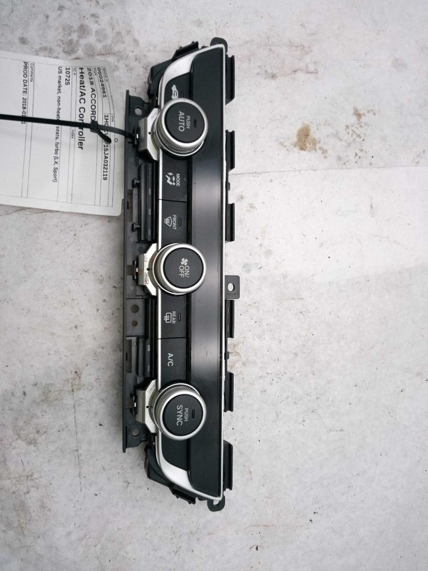 2018 Honda Accord A/C Selector Switch OEM White 79610TVAA01 120K Miles