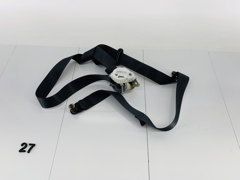 14-19 FIAT 500L REAR LEFT SIDE SECOND 2ND ROW SEAT BELT TENSIONER BLACK OEM