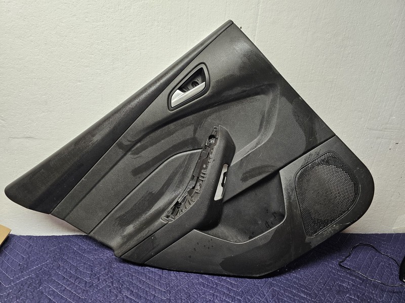 2014 FORD FOCUS DRIVER LEFT REAR DOOR PANEL BLACK ASSY OEM USED TESTED