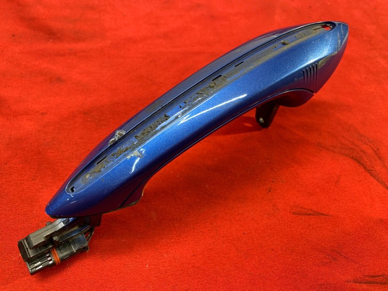 BMW F01 F06 F10 F12 Right Passenger Side Door Handle Comfort Access Blue OEM✅