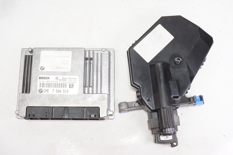 BMW 745i Engine Control Module Computer Ignition Set w/ Key ECM OEM 2004