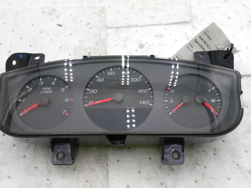 2008 Chevrolet Impala Speedometer Gauge OEM Blue 80K Miles NJ25-26844-681724