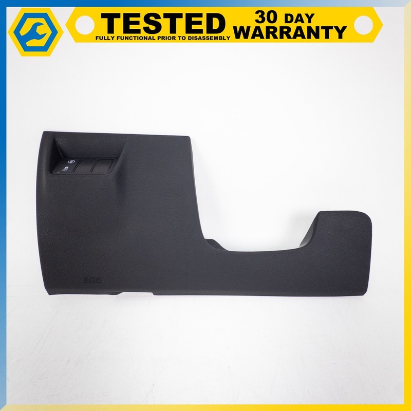 18-22 HONDA ACCORD DASHBOARD LOWER LEFT KNEE COVER PANEL BLACK OEM