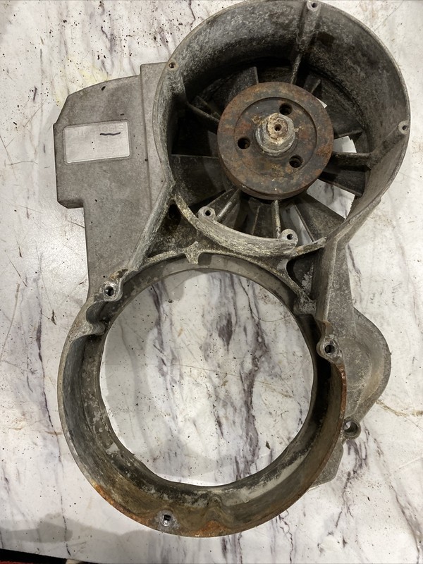 Vintage 72 Arctic Cat Panther 398 Kawasaki TIA440SIB Motor Side Cover And Fan 