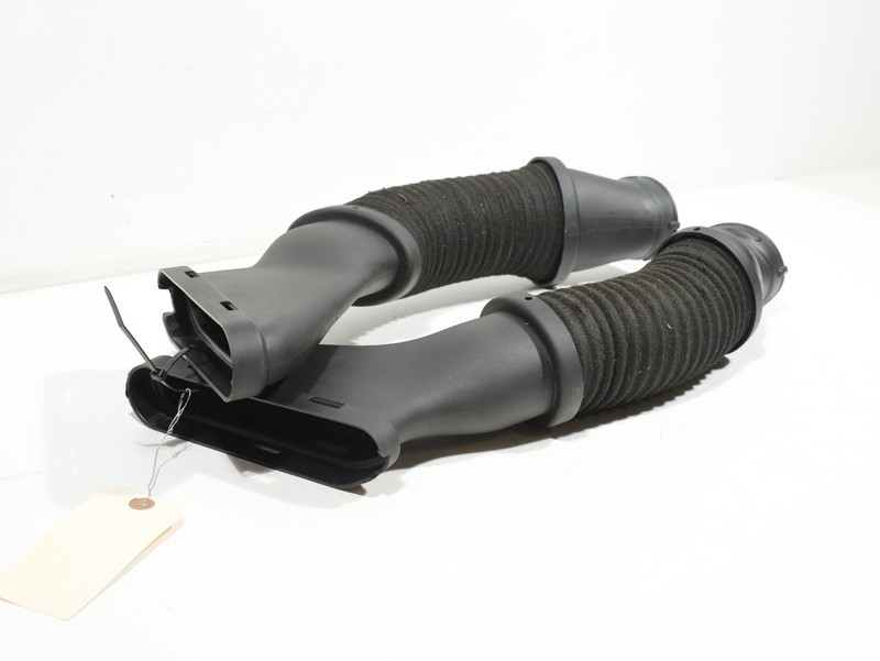 13-16 Mercedes X166 GL450 Left Right Side Air Cleaner Intake Tube Hose OEM Set 2