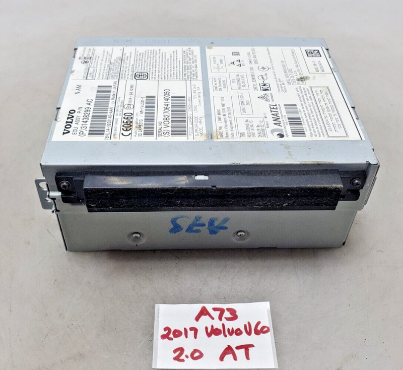 ✅ 2016-2018 OEM Volvo V60 S60 Radio CD Receiver Stereo Unit Player Assembly