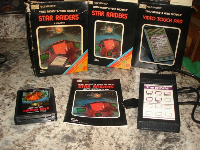 Sears Star Raiders Atari 2600 Video Game Complete With Video Touch Pad