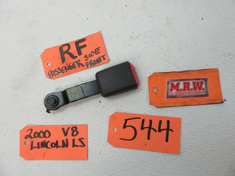 LINCOLN LS RIGHT PASSENGER FRONT SEAT BELT SEATBELT BUCKLE FEMALE END LATCH RF R