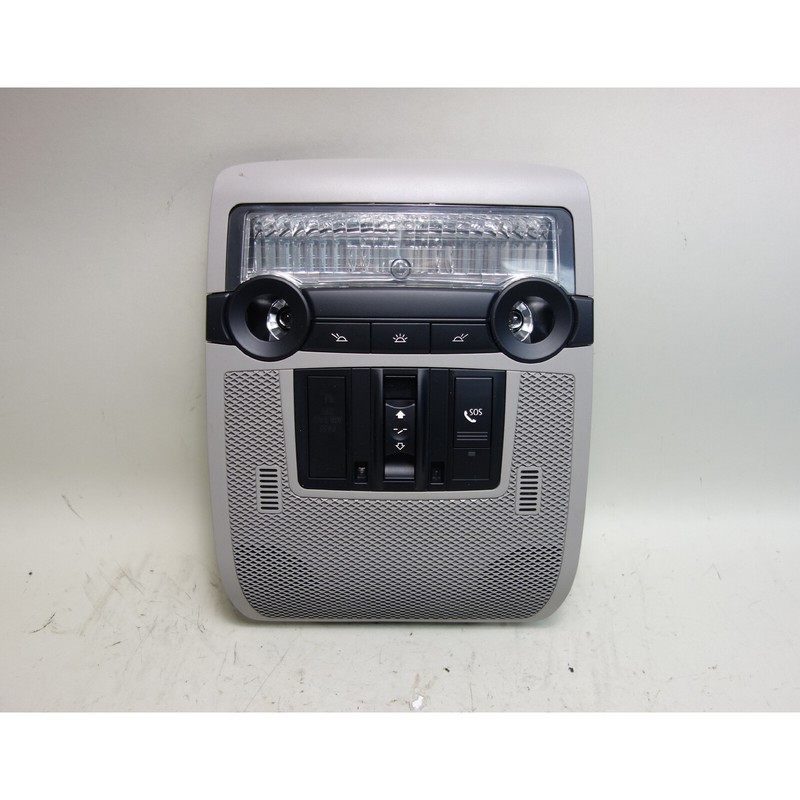 2007-2014 BMW E70 X5 E71 X6 Front Ceiling Map Reading Light Switch Unit Grey OEM