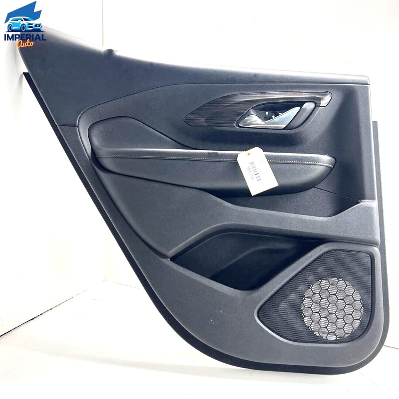 2018-20 GMC Terrain Rear Driver Door Interior Panel Trim Cover OEM Black Leather