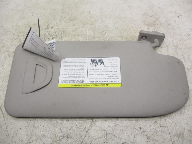 2017-2018 NISSAN ROGUE LEFT SUN VISOR W/O ILLUMINATION GRAY TC:G 29314