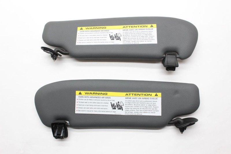 09-12 Porsche Cayman 2.9L Driver and Passenger Side Sun Visor Assembly