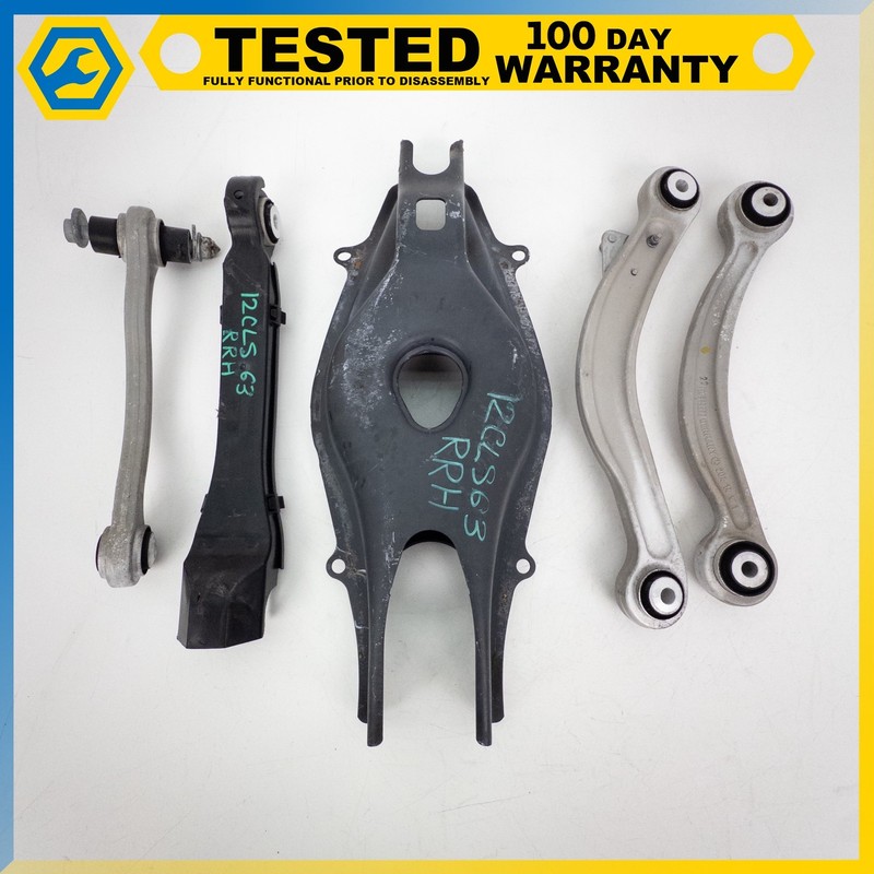 12-18 MERCEDES-BENZ CLS63 AMG REAR RIGHT SIDE TIE ROD CONTROL ARM SET OF 5 OEM
