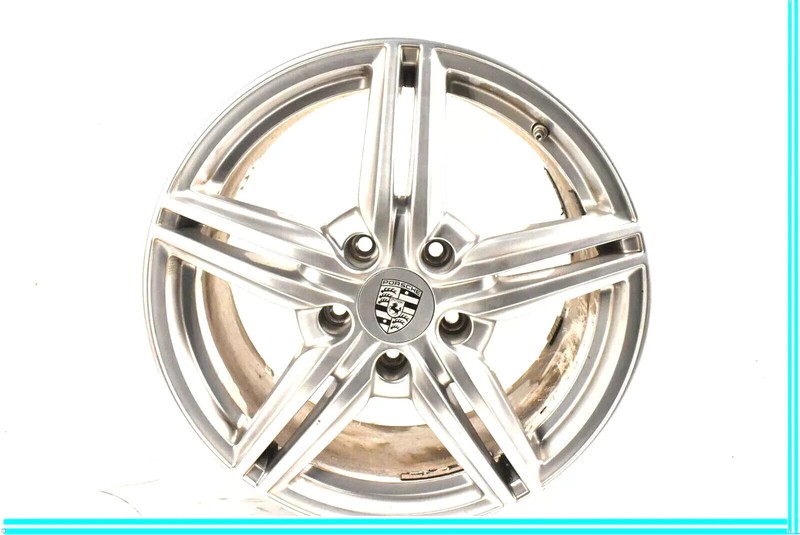 11-18 Porsche Cayenne 958 E-Hybrid 8.5 X 19 19" Wheel Rim Silver 7P5601025E OEM