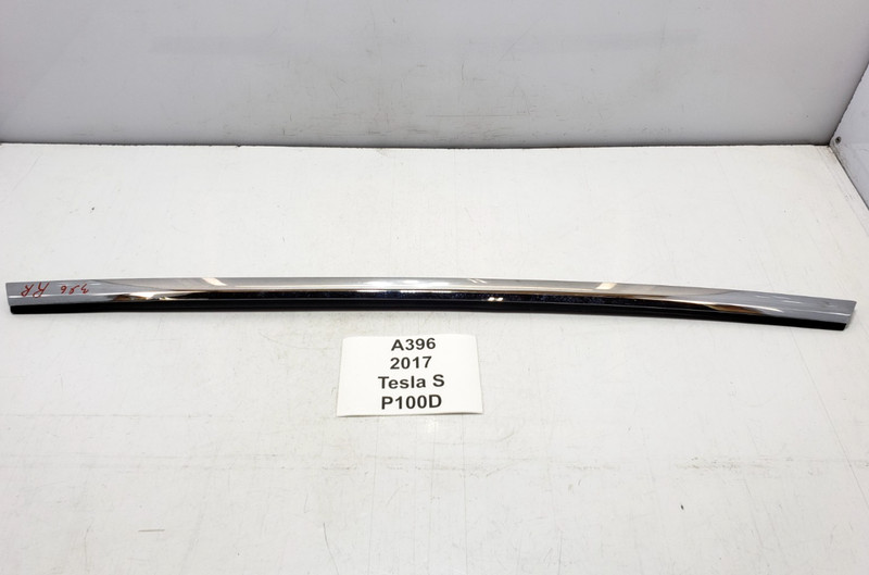 ✅ 12-20 OEM Tesla Model S Rear Right Passenger Door Outer Belt Molding Chrome