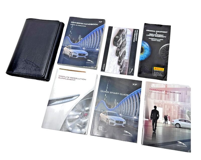 2016-2017 JAGUAR XF OWNERS MANUAL HANDBOOK USER'S GUIDE WITH CASE GENUINE OEM