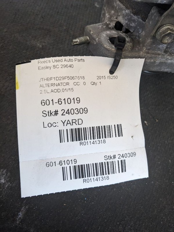Alternator 150 Amp Fits 14-17 LEXUS IS350 1141318